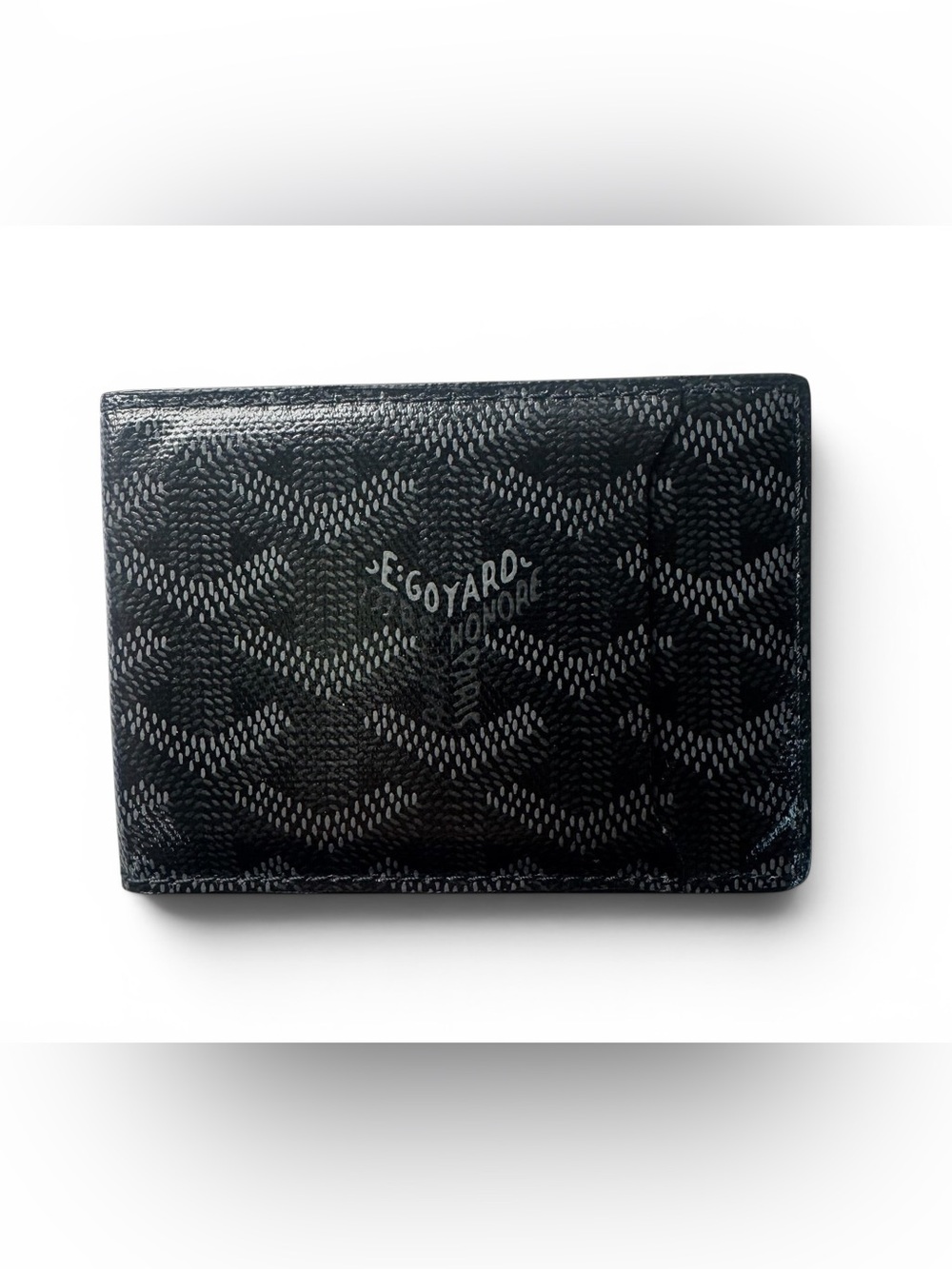 Goyard Black Goyardine Card Holder